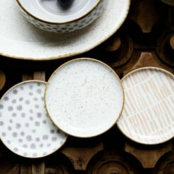 Wholesale 💯 Viva by VIETRI Earth Bamboo Cocktail Plate 💯 -Tabletop Elegant shop VETH 003019B LSALT 8