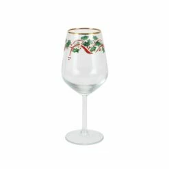 Best deal 🎁 Viva by VIETRI Holly Wine Glass 👍