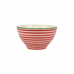 Flash Sale ⌛ Viva by VIETRI Mistletoe Stripe Cereal Bowl ⌛