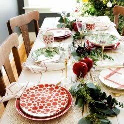 Hot Sale 🎁 Viva by VIETRI Mistletoe Plaid Cheese Board 🌟 -Tabletop Elegant shop VMIL 003069 LSALT 3