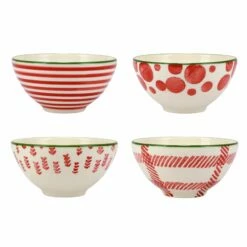 Top 10 🔔 Viva by VIETRI Mistletoe Assorted Dipping Bowls - Set of 4 🛒