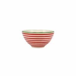 Hot Sale 🎉 Viva by VIETRI Mistletoe Stripe Dipping Bowl 💯