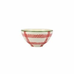 Outlet 👏 Viva by VIETRI Mistletoe Plaid Dipping Bowl 🥰