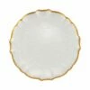 Top 10 🌟 viva by VIETRI Baroque Glass White Dinner Plate ✨