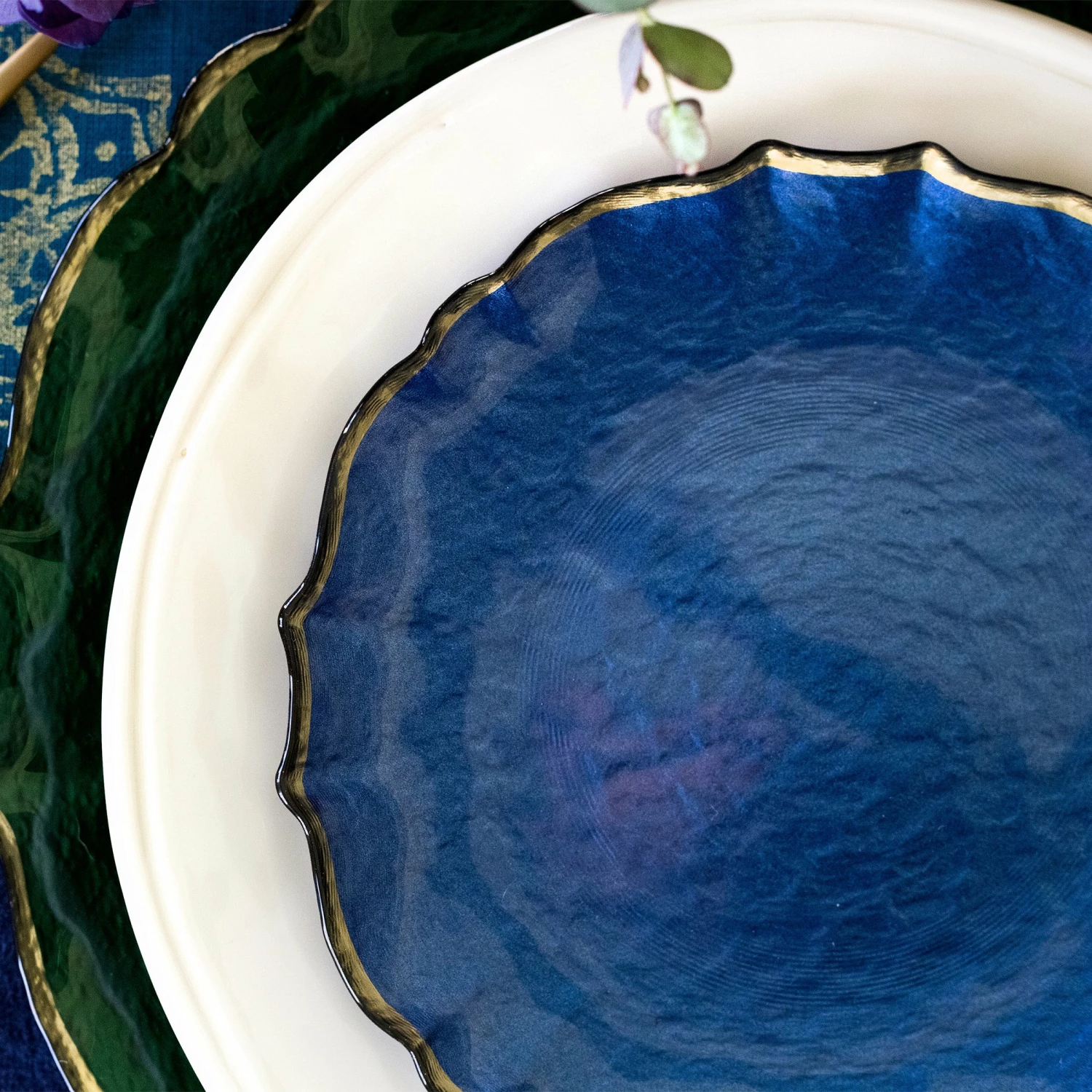 Promo ๐ Viva by VIETRI Baroque Glass Salad Plate ๐ฅ 7 Promo ๐ Viva by VIETRI Baroque Glass Salad Plate ๐ฅ - Image 7