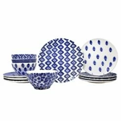 Best Pirce 🔔 Viva by VIETRI Santorini Assorted 12-Piece Place Setting 🌟