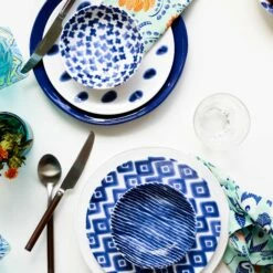 Buy 🧨 Viva by VIETRI Santorini Diamond Salad Plate ✔️ -Tabletop Elegant shop VSAN 003001A LSALT 4