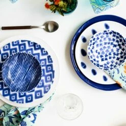 Buy 🧨 Viva by VIETRI Santorini Diamond Salad Plate ✔️ -Tabletop Elegant shop VSAN 003001A LSALT 5