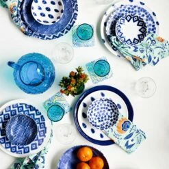 Best Sale 👏 Viva by VIETRI Santorini Stripe Pasta Bowl ✨ -Tabletop Elegant shop VSAN 003004D LSALT 10