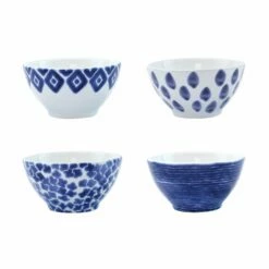 Coupon 😀 Viva by VIETRI Santorini Assorted Cereal Bowls - Set of 4 🎉