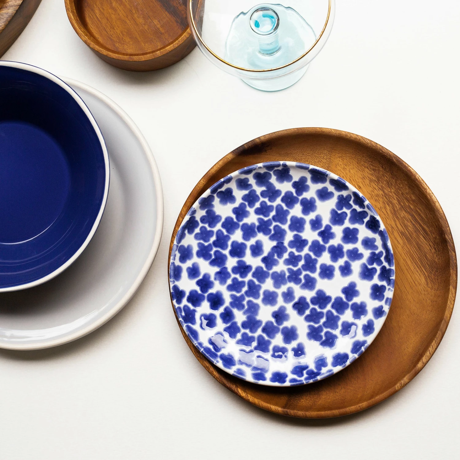 Cheapest ๐ Viva by VIETRI Santorini Flower Cocktail Plate โญ 3 Cheapest ๐ Viva by VIETRI Santorini Flower Cocktail Plate โญ - Image 3