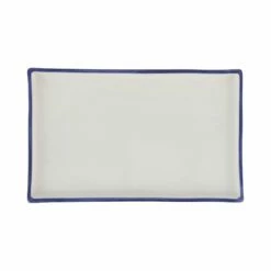 Best deal 🥰 viva by VIETRI Santorini Stripe Rectangular Tray ✔️