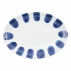 Budget 👍 Viva by VIETRI Santorini Dot Small Oval Platter 🔥
