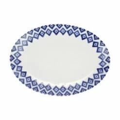 Best Pirce 🎁 Viva by VIETRI Santorini Diamond Oval Platter 😉