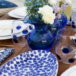 Discount 😍 Viva by VIETRI Santorini Flower Narrow Oval Platter 👏 -Tabletop Elegant shop VSAN 003029 2100 web4