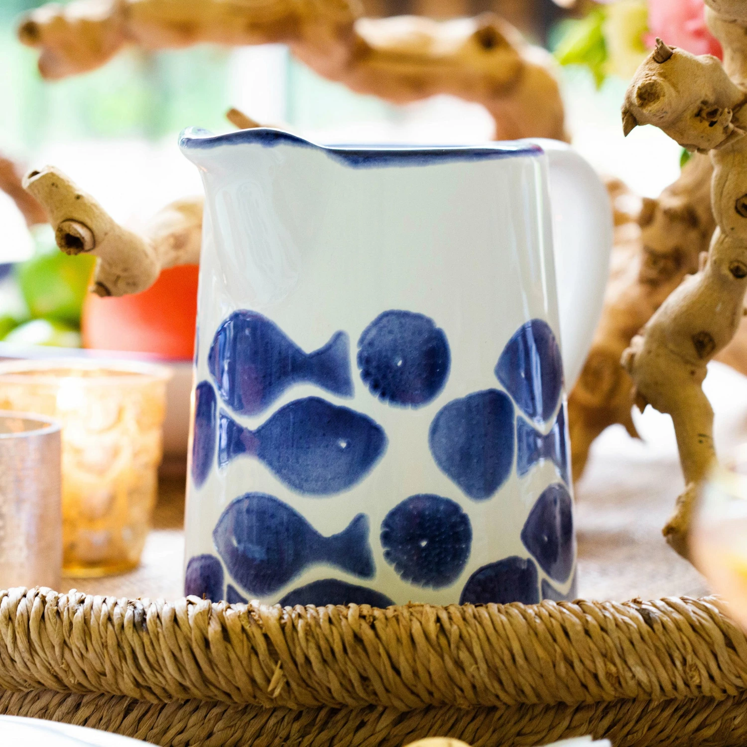 Budget ๐ Viva by VIETRI Santorini Fish Pitcher โ๏ธ 3 Budget ๐ Viva by VIETRI Santorini Fish Pitcher โ๏ธ - Image 3