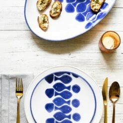 Best reviews of ⌛ Viva by VIETRI Santorini Fish Oval Platter 🛒 -Tabletop Elegant shop VSAN F003024 LSALT 3