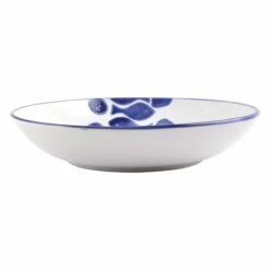 Wholesale ✔️ Viva by VIETRI Santorini Fish Medium Serving Bowl ✔️