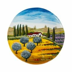 Buy 😀 VIETRI Wall Plates Tuscany Round Wall Plate 🧨