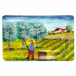 Best deal ✨ VIETRI Wall Plates Olive Grove Rectangular Platter 🤩