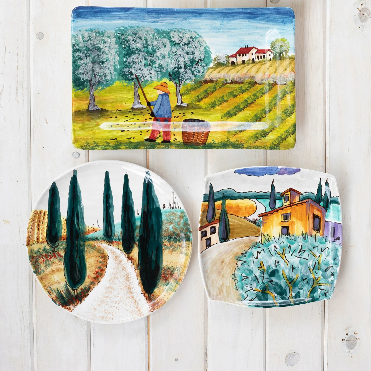 Best deal ✨ VIETRI Wall Plates Olive Grove Rectangular Platter 🤩 2 Best deal ✨ VIETRI Wall Plates Olive Grove Rectangular Platter 🤩 - Image 2