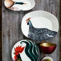 Outlet 🧨 VIETRI Wildlife Rooster Round Platter 👏 -Tabletop Elegant shop WDL 2623 LSALT 2