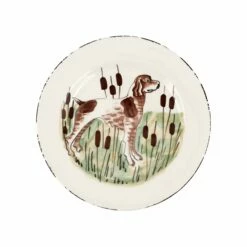 Best deal ⭐ VIETRI Wildlife Spaniel Dinner Plate ⌛