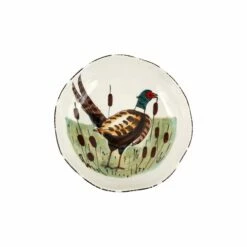 Outlet 🎁 VIETRI Wildlife Pheasant Pasta Bowl 🔔 -Tabletop Elegant shop WDL 7804P 3