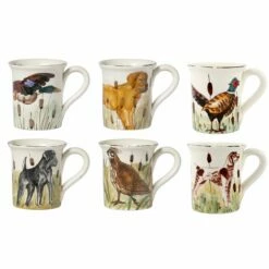 Budget 🤩 VIETRI Wildlife Assorted Mugs - Set of 6 🔥