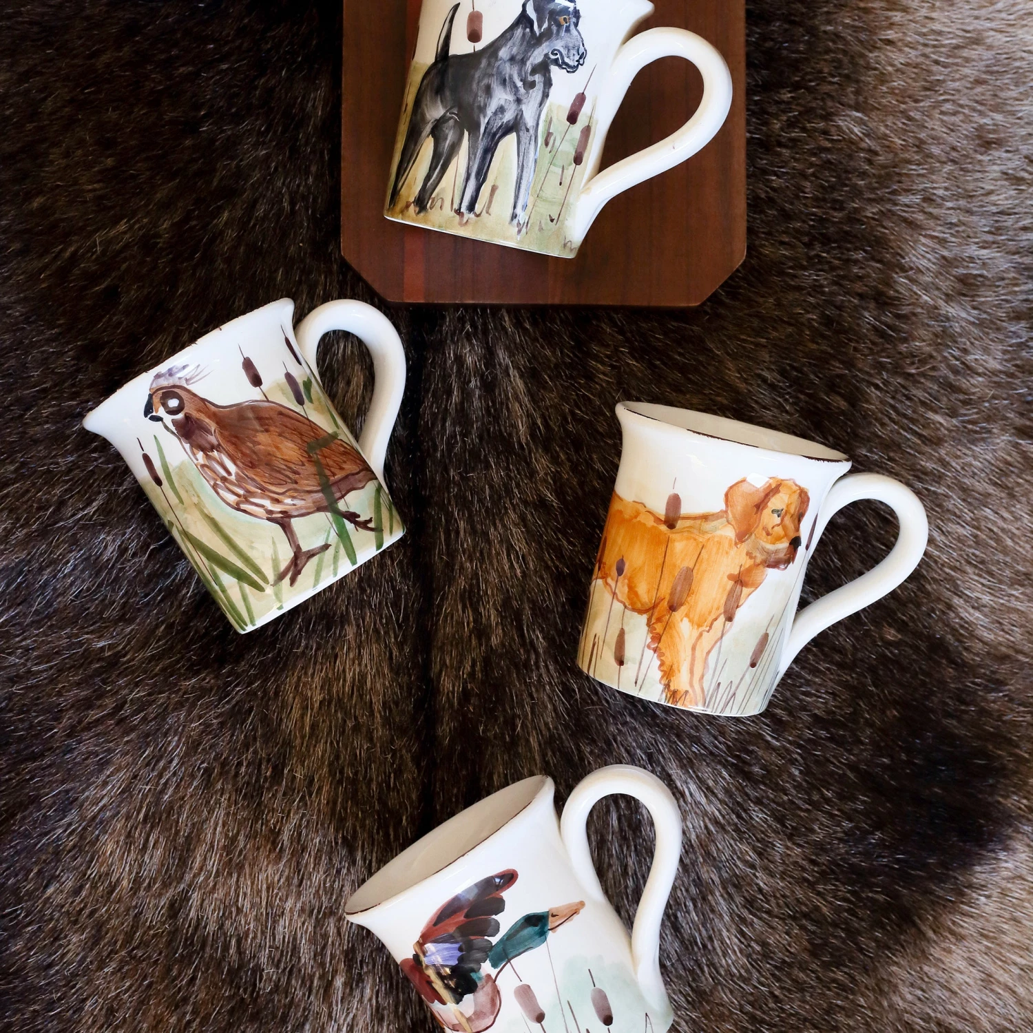 Brand new ๐งจ VIETRI Wildlife Hunting ๐ฆฎ Dog Mug ๐ 2 Brand new ๐งจ VIETRI Wildlife Hunting ๐ฆฎ Dog Mug ๐ - Image 2