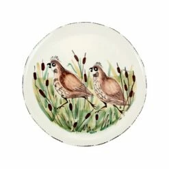 Cheapest ✨ VIETRI Wildlife Quail Round Platter 🔥